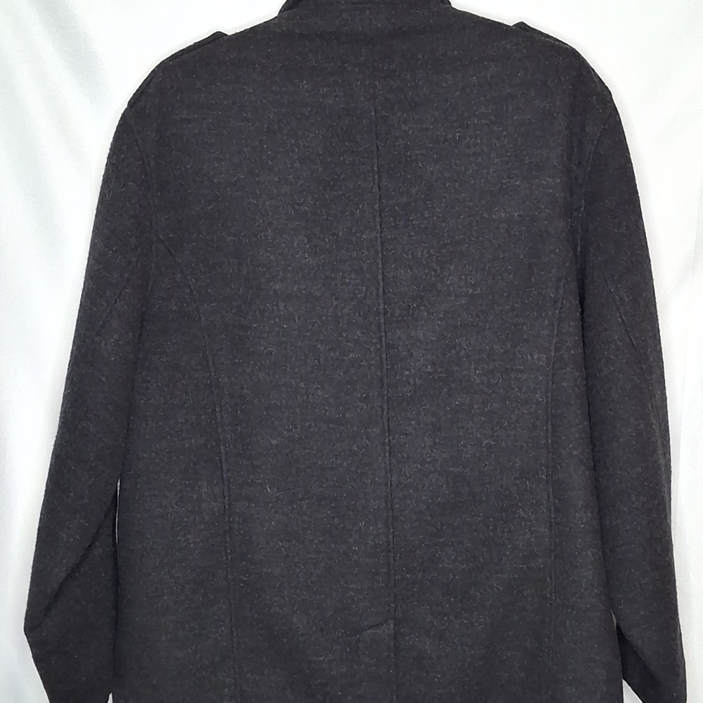 Vertical Robert Comstack Wool Blend Coat Xl - image 2